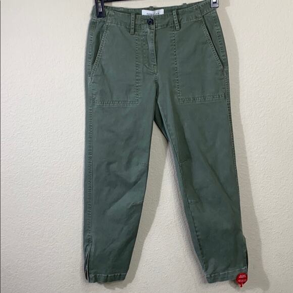 Derek Lam 10 Crosby Chino Utility Crop Pants - Picture 1 of 11